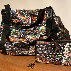 Tokidoki Filmstrip shoulder bag + wallet like new!